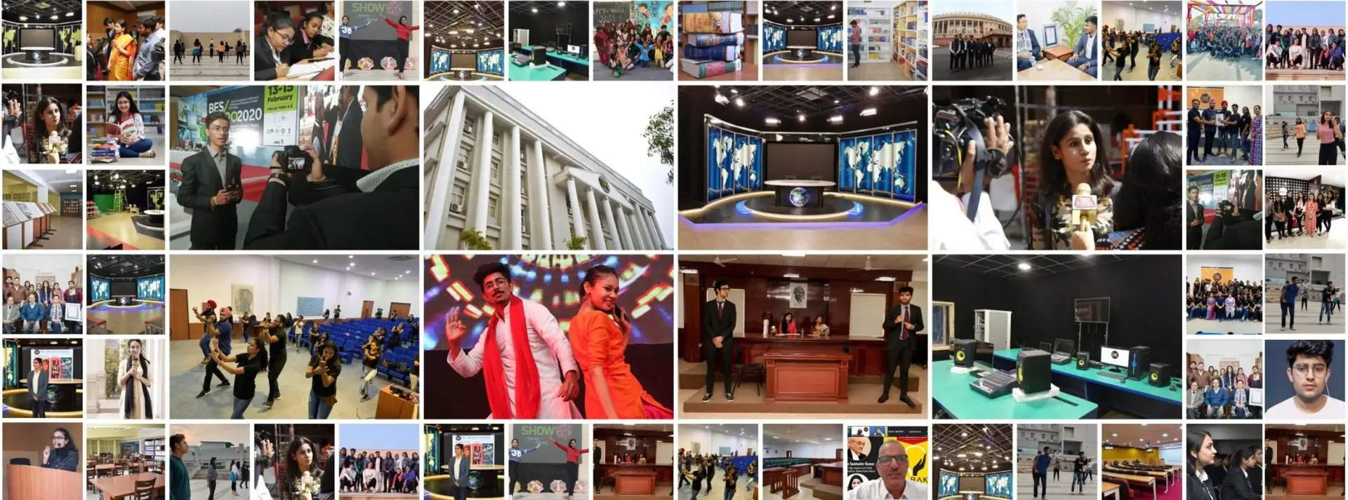 dme events banner created with multiple images of events